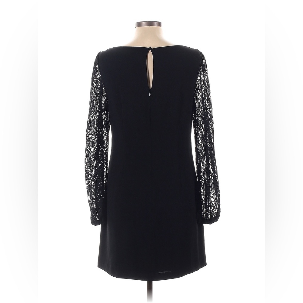 Women's White House Black Market Lace Sleeve Shift Dress Size 8 - Picture 3 of 4